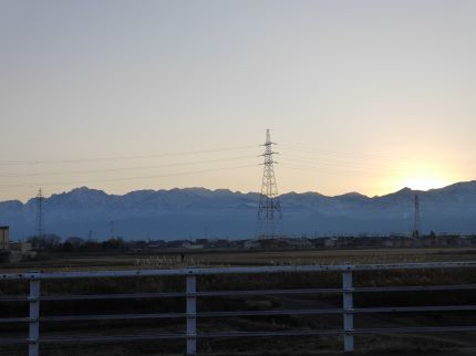 冬立山連峰